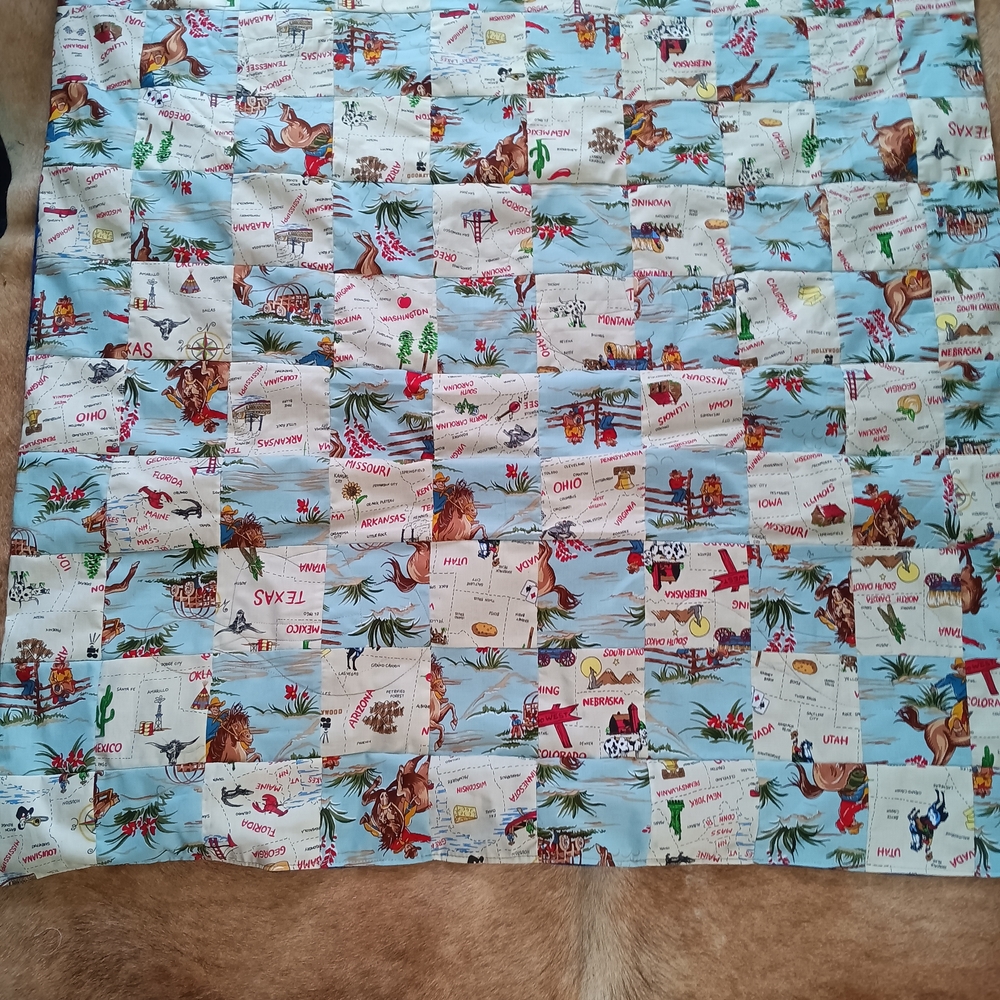 Goodnight Baby Colorful Patchwork Quilt